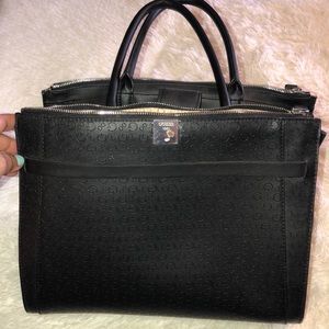 Guess Monogram Tote Handbag